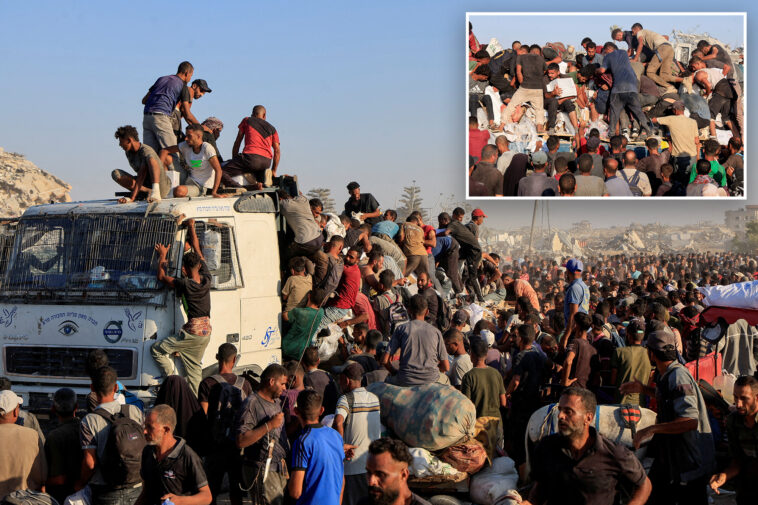 90%-of-un-aid-trucks-in-gaza-were-looted-by-starving-palestinians,-‘armed-actors’-before-reaching-destinations:-officials