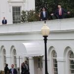 trump-spotted-on-white-house-roof,-hints-at-big-plans-as-reporters-shout-questions:-‘it’ll-be-beautiful’
