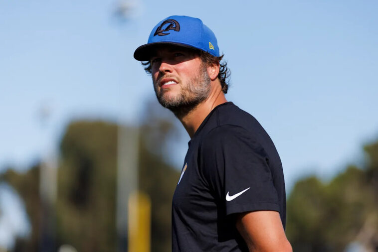 rams-qb-matthew-stafford-dealing-with-aggravated-disc-in-back,-expected-to-be-ready-for-week-1