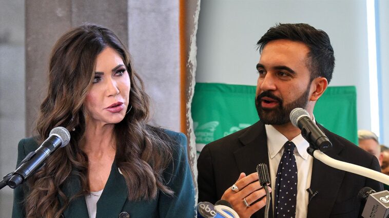 kristi-noem-rebukes-nyc-mayoral-candidate-zohran-mamdani-over-ice-‘abduction’-claims