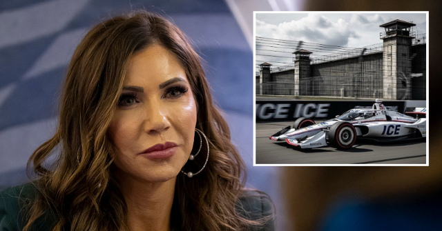 kristi-noem-announces-latest-migrant-detention-center-in-indiana,-‘the-speedway-slammer’