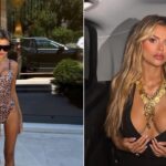 brooks-nader-heats-up-saint-tropez-with-leopard-print-swimsuit,-sheer-dresses