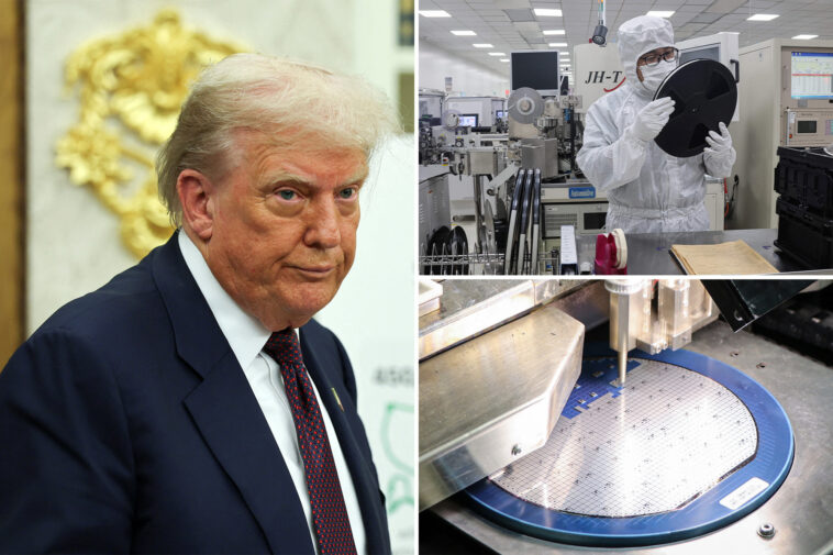 trump-announces-100%-tariff-on-semiconductors-made-outside-the-us-in-potential-blow-to-domestic-businesses