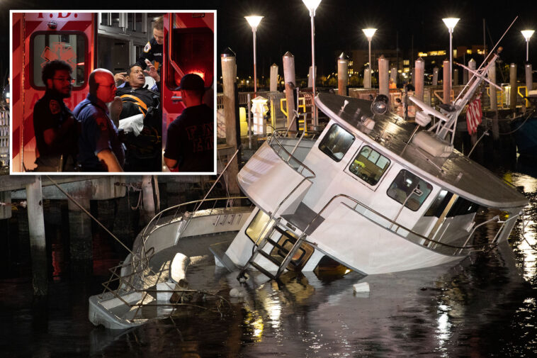 fishing-boat-docked-at-nyc-pier-begins-sinking-with-11-passengers-on-board-after-dark:-cops