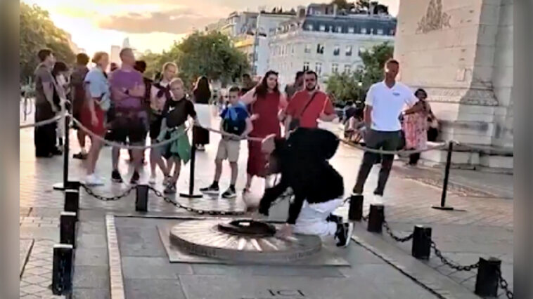 moroccan-migrant-arrested-and-stripped-of-french-residence-permit-after-lighting-a-cigarette-at-the-unknown-soldier-war-memorial