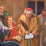 apostles-quickly-start-acting-pious-as-they-notice-luke-watching-and-taking-notes