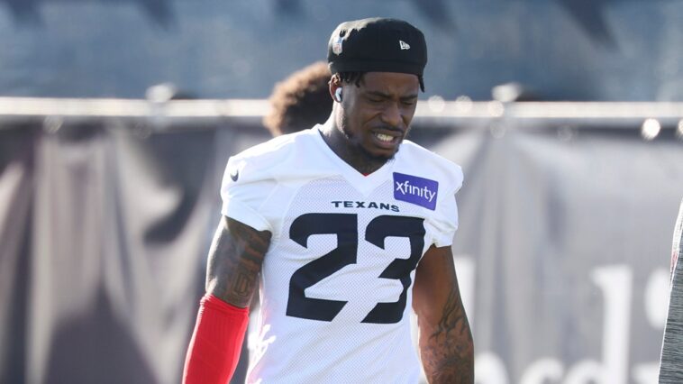 texans’-cj.-gardner-johnson-carted-from-west-virginia-training-camp-finale-with-possible-leg-injury:-report