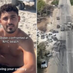 anti-israel-activist-verbally-assaults-ex-idf-soldier-on-new-york-beach-for-wearing-star-of-david-necklace