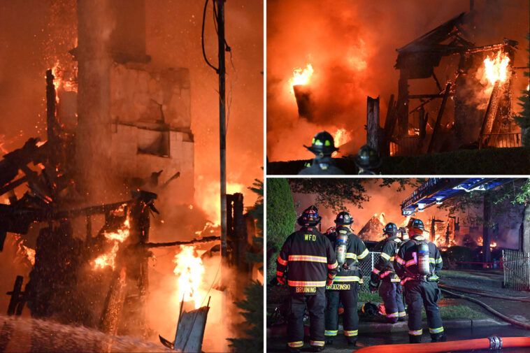 historic-new-jersey-synagogue-engulfed-by-flames-as-rabbi,-family-‘luckily’-escape-inferno