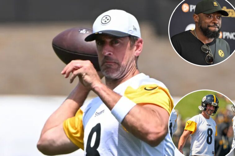 aaron-rodgers-and-other-steelers-vets-to-sit-in-preseason-opener-vs.-jaguars