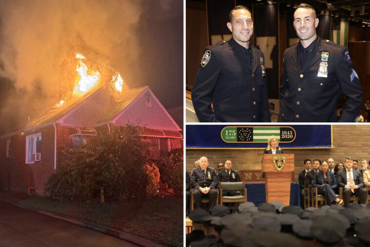 hero-cops-who-saved-sleeping-residents-from-nyc-house-fire-promoted-at-nypd-ceremony:-‘uncommon-valor’