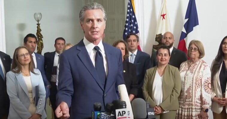 newsom-and-pelosi-threaten-california-redistricting-offensive-against-texas-gop-plan,-plotting-five-democrat-seat-gains-(video)