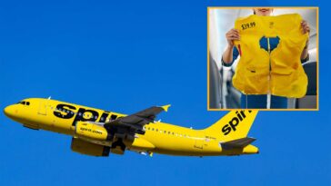 spirit-flight-attendant-says-in-the-event-of-a-water-landing-lifejackets-will-be-available-for-$39.99