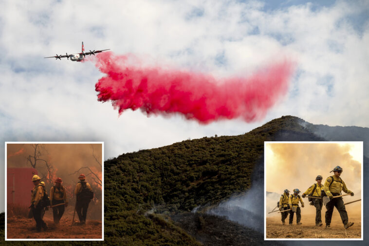 ‘extreme’-california-wildfire-rages-in-hot-weather-—-with-only-21%-of-the-inferno-contained,-threatening-thousands