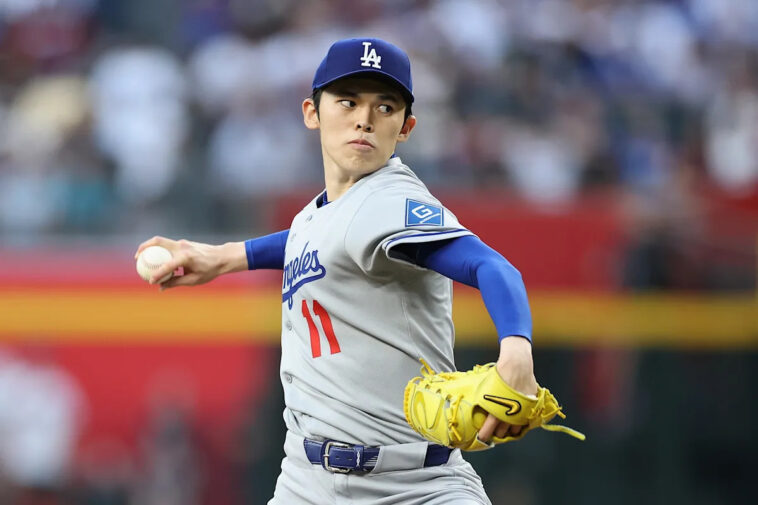 dodgers-rookie-roki-sasaki-to-begin-rehab-assignment-after-touching-97-mph-in-sim-game