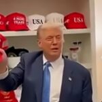 hilarious:-trump-trolls-the-left-with-‘trump-2028’-hat-during-meeting-with-azerbaijan-president-–-‘everyone-wants-me-to-run-again!’-(video)