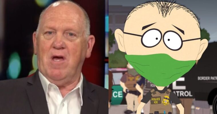 watch:-border-czar-tom-homan-blasts-‘south-park’-parody-as-‘in-bad-form’-amid-escalating-threats-to-ice-agents