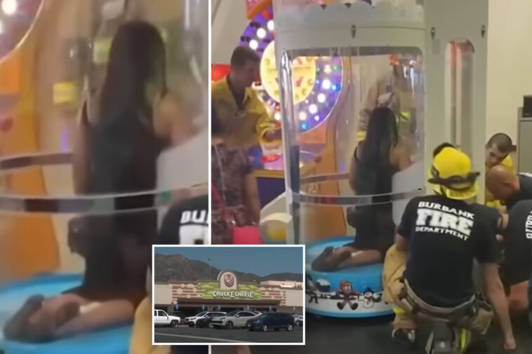 bumbling-adult-trapped-inside-chuck-e.-cheese-arcade-game-—-california-firefighters-come-to-rescue