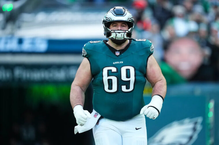 eagles-offensive-lineman-landon-dickerson-carted-off-with-apparent-leg-injury-in-practice