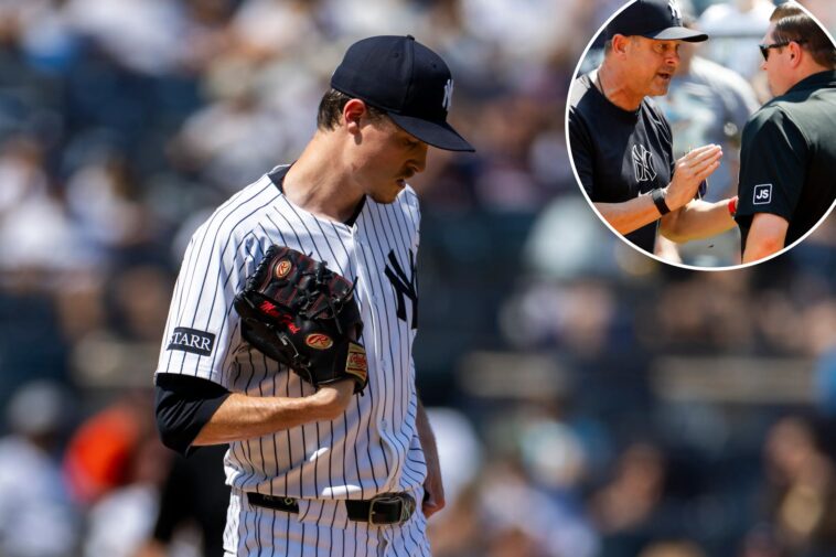 max-fried-joins-in-aaron-boone’s-frustrations-with-umpire’s-questionable-strike-calls