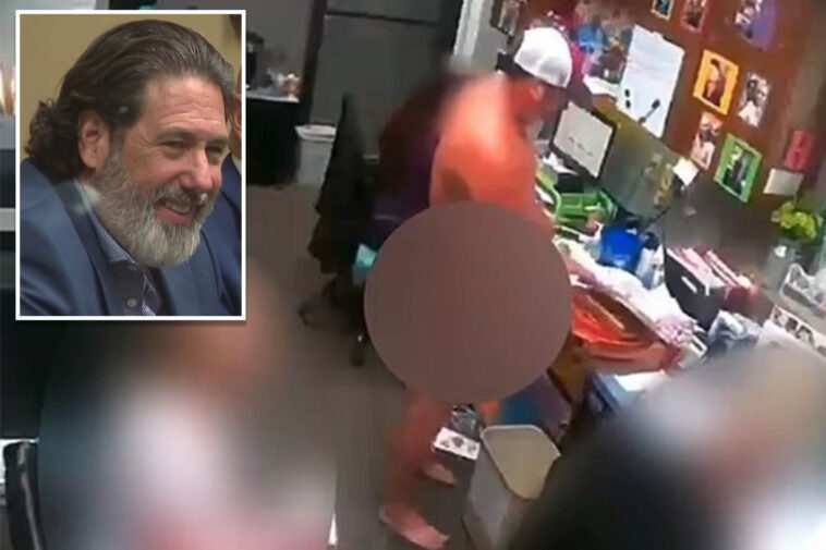 paraphiliac-doctor-loses-his-license-after-being-caught-on-tape-stalking-through-office-naked,-performing-sex-act-on-employee