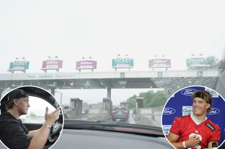 new-york-giants-rookie-qb-jaxson-dart-baffled-by-nj-toll-options-in-viral-moment
