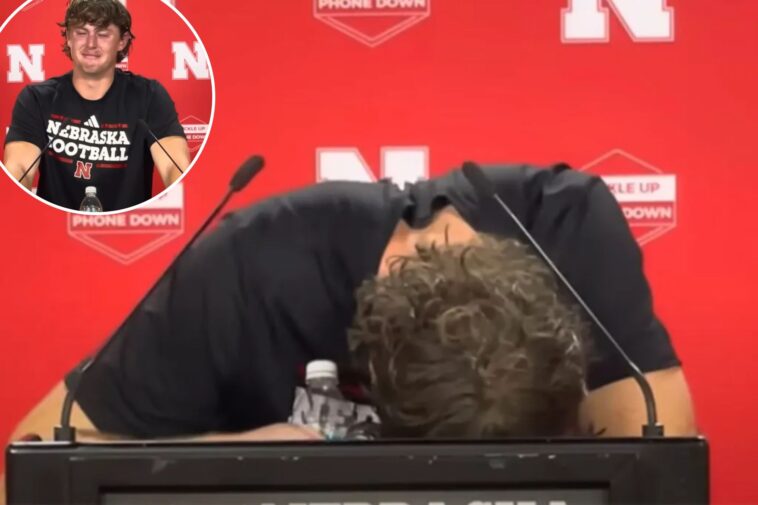 nebraska-punter-archie-wilson-reduced-to-tears-during-press-conference