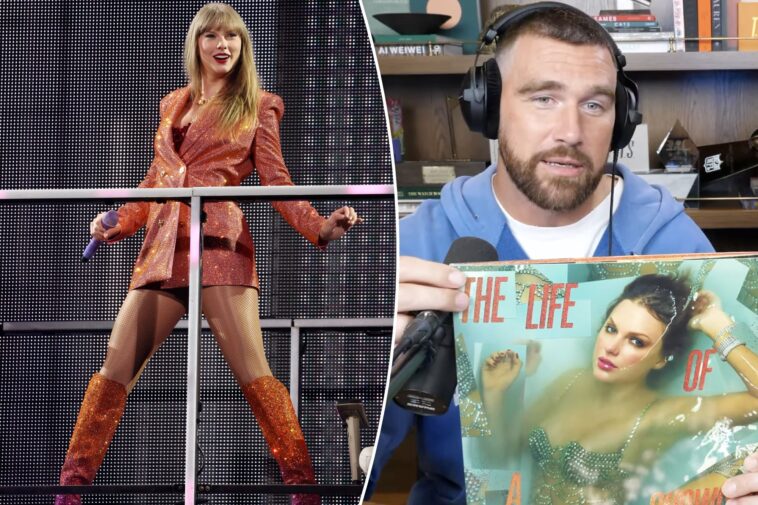 travis-kelce-hypes-taylor-swift’s-‘upbeat’-new-album-during-her-candid-‘new-heights’-appearance