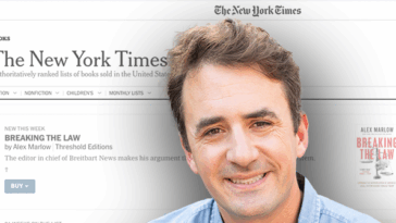 alex-marlow’s-lawfare-expose-‘breaking-the-law’-lands-on-new-york-times-best-sellers-list