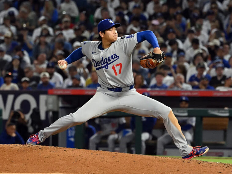 shohei-ohtani-makes-his-longest-start-yet,-but-he-and-dodgers-falter-to-fall-into-second-place