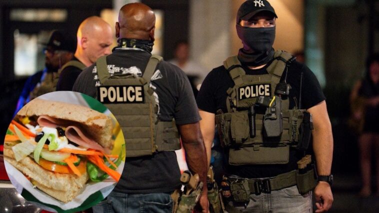 doj-employee-faces-felony-after-chucking-sandwich-at-federal-agent-to-protest-trump’s-dc.-takeover