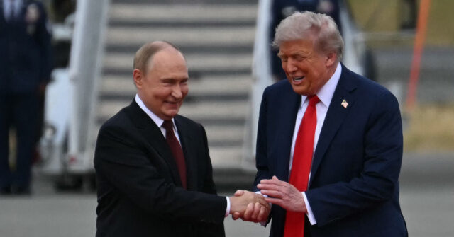 trump,-putin-greet-each-other-with-handshake-in-alaska,-ride-to-summit-together-in-‘beast’