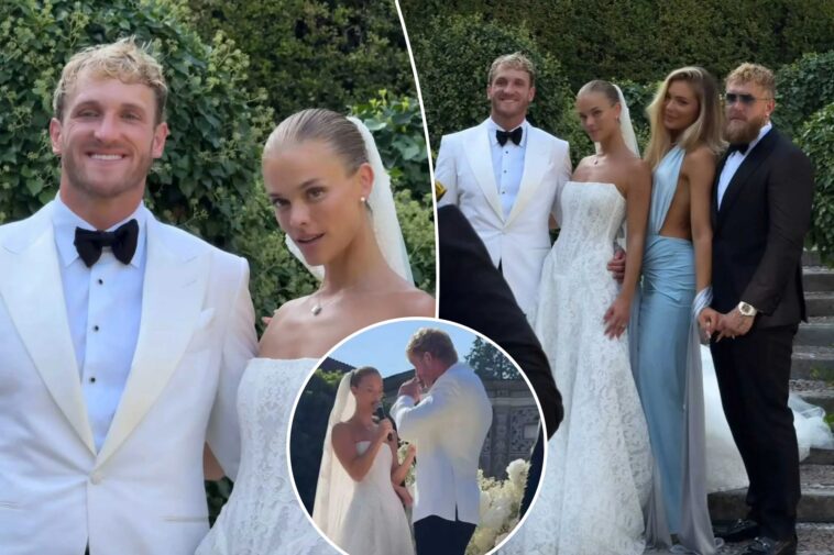 wwe-star-logan-paul,-model-nina-agdal-married-in-extravagant-italy-wedding