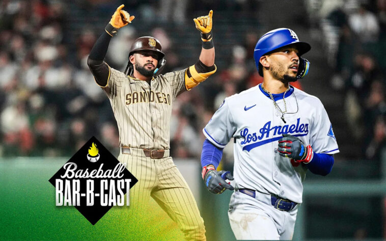 padres-overtake-dodgers-in-nl-west-before-weekend-showdown-+-mookie-betts-interview