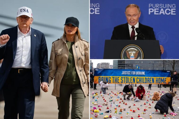 melania trump-sends-letter-to-putin-about-abducted-children