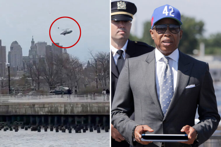 nypd-drone-allows-mayor-adams-to-see-real-time,-bird’s-eye-view-of-nyc-emergencies-—-including-park-avenue-shooting,-helicopter-crash-and-more