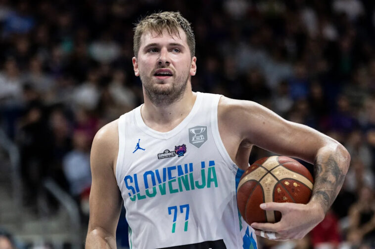 luka-doncic-has-knee-collision-scare-during-eurobasket-exhibition,-but-avoids-serious-injury