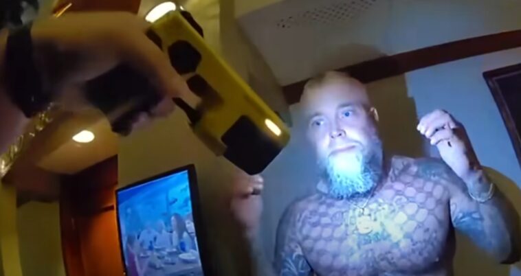 insane-video:-$167m-powerball-winner-kicks-deputy-in-the-face-during-wild-arrest-—-just-two-days-after-hitting-the-jackpot