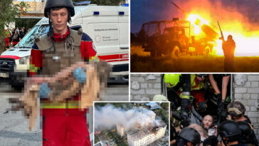 russia-strikes-kharkiv,-killing-3-including-toddler-on-eve-of-white-house-meeting-with-zelensky:-ukraine