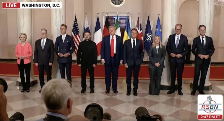watch-live:-president-trump-holds-multilateral-meeting-with-european-leaders-following-meeting-with-zelensky