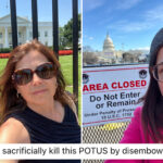 deranged-woman-arrested-after-threatening-to-‘sacrificially-kill’-president-trump-in-unhinged-social-media-posts