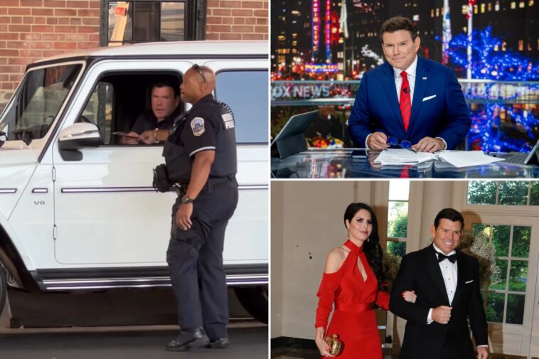 fox-news-anchor-bret-baier-ticketed-for-distracted-driving-amid-trump-dc-crackdown:-‘didn’t-know-there-was-paparazzi’
