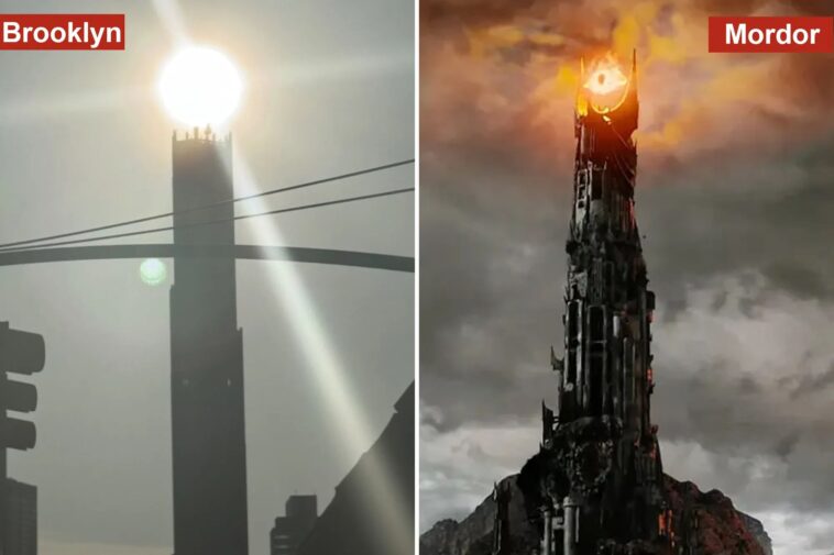 crowds-wowed-by-‘sauronhenge,’-a-stunning-lotr-inspired-astronomical-event-with-‘evil’-nyc-tower