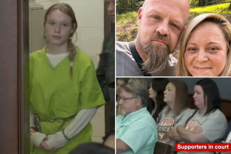 supporters-of-georgia-teen-sarah-grace-patrick-accused-of-killing-mom,-stepdad-wear-‘i-stand-with-sarah’-t-shirts-as-she’s-denied-bond