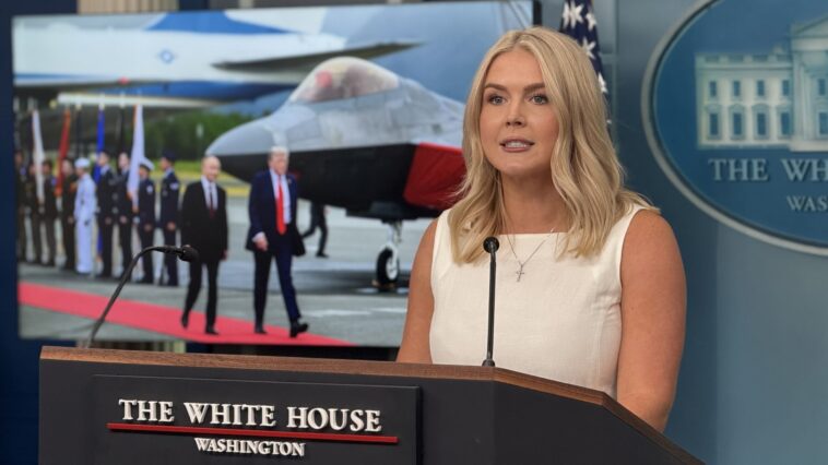 watch:-karoline-leavitt-shreds-leftist-media-and-“clueless-pundits”-for-dishonest-coverage-of-trump’s-russia-ukraine-negotiations,-“actively-rooting-against-the-president”