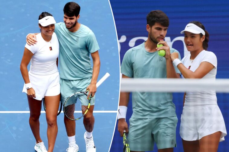 tennis-world-can’t-help-itself-as-emma-raducanu,-carlos-alcaraz-pair-at-us-open:-‘love-story’