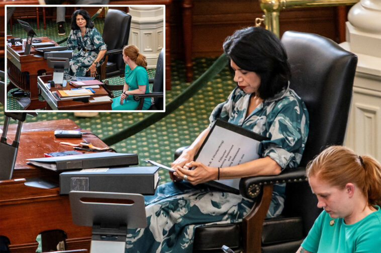 democratic-texas-state-sen.-carol-alvarado-outfitted-with-catheter,-urine-bag-for-redistricting-bill-filibuster 