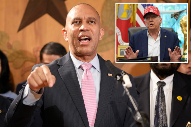 house-dem-leader-jeffries-accuses-trump-of-trying-to-‘steal’-midterms-with-redistricting-—-but-won’t-say-if-ny-will-gerrymander,-too