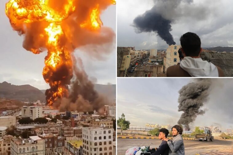 israeli-airstrikes-hit-yemen’s-capital-after-houthis-fire-cluster-bomb