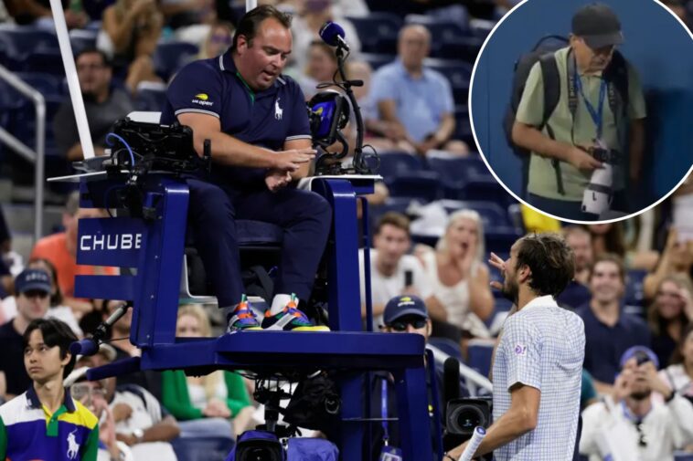 daniil-medvedev-loses-it-on-chair-umpire-after-cameraman-sparks-wild-us-open-delay:-‘are-you-a-man?’
